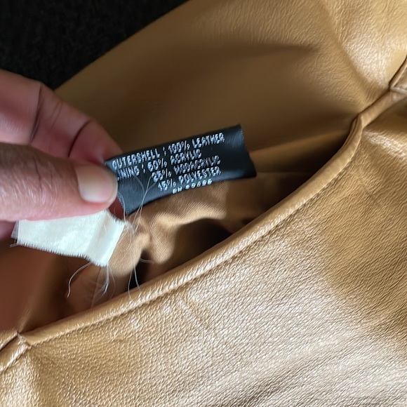 Wilson faux fur lined leather coat. - Picture 6 of 10